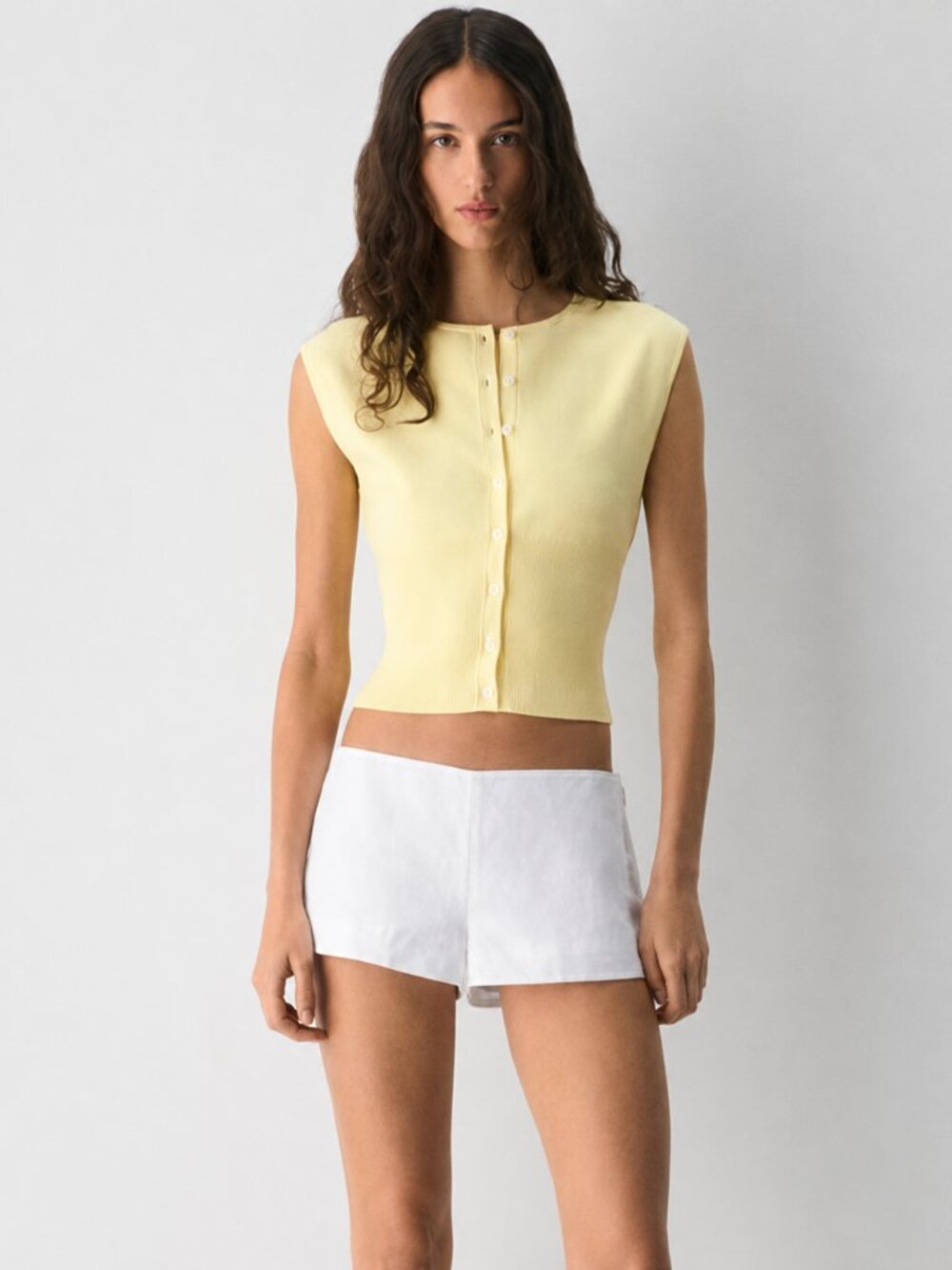 NWT Aritzia Wilfred Golightly Cardigan Small Lemonade Yellow Sold Out